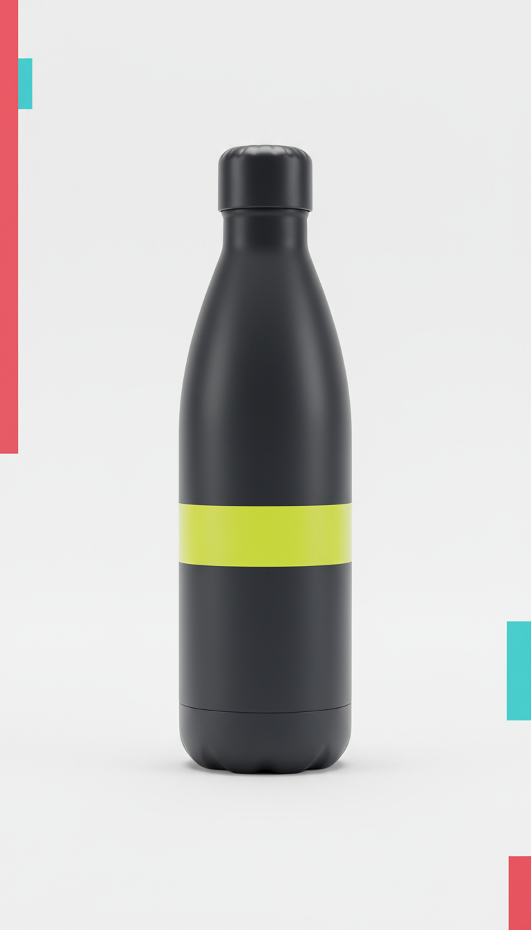 Midnight Asphalt branded water bottle